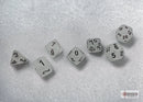 Chessex 27401 Frosted Clear / Black (7)