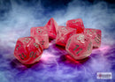 Chessex 27524 Ghostly Glow Pink / Silver (7)
