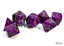 Chessex 27437 Vortex Purple / Gold (7)