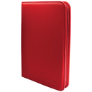 Ultra Pro: 9 Pocket Zippered Vivid - Red