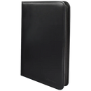 Ultra Pro: 9 Pocket Zippered Vivid - Black