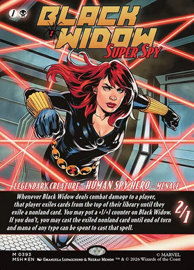 Black Widow, Super Spy (Borderless)