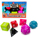 Jumbo Foam Dice Combo Pack