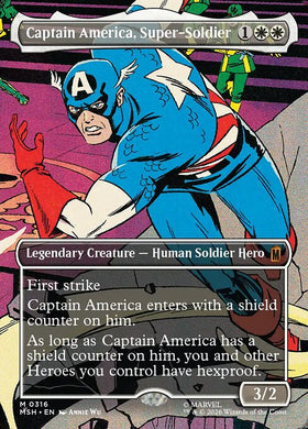 Captain America, Super-Soldier (Borderless)