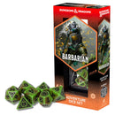D&D Adventure Dice - Barbarian (Green / Brown)