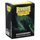 Dragon Shield Sleeves: Standard DUAL- Gooseberry (100 ct.)