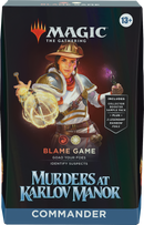 MTG: Murder at Karlov Manor - Blame Game - Commander Deck