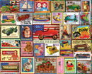 White Mountain Puzzles: Vintage Toy Stamps (1000 Piece Jigsaw)