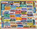 White Mountain Puzzles: Vanity Plates (1000 Piece Jigsaw)