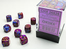 Chessex 26828 Gemini 12mm D6 Blue-Purple / Gold (36)