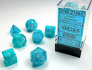 Chessex 27465 Cirrus Aqua / Silver (7)