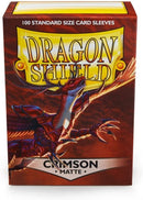 Dragon Shield Sleeves: Matte - Crimson (100 Count)