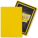 Dragon Shield Sleeves: Matte Yellow (100 CT)