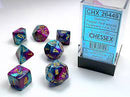 Chessex 26449 Gemini  Purple Teal / Gold (7)
