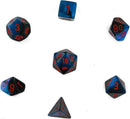 Chessex 26458 Gemini Black Starlight / Red (7)