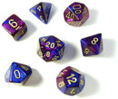 Chessex 26428 Gemini Blue-Purple / Gold (7)