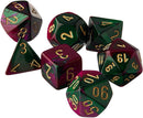 Chessex 26434 Gemini Green Purple / Gold (7)