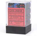 Chessex 26658 Gemini 12mm D6 Black Starlight / Red (36)