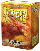 Dragon Shield Sleeves: Matte Clear Red