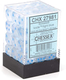 Chessex 27981 Borealis Icicle / Light Blue 12mm d6  (36 Dice)